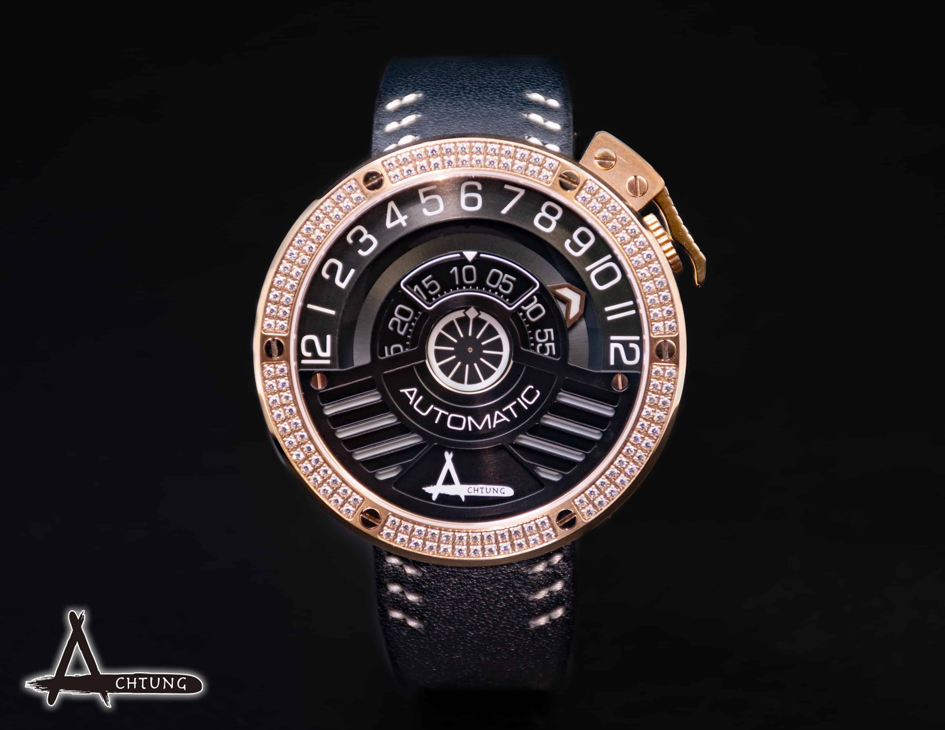 Achtung Bomb Crystal Rose Gold / Black