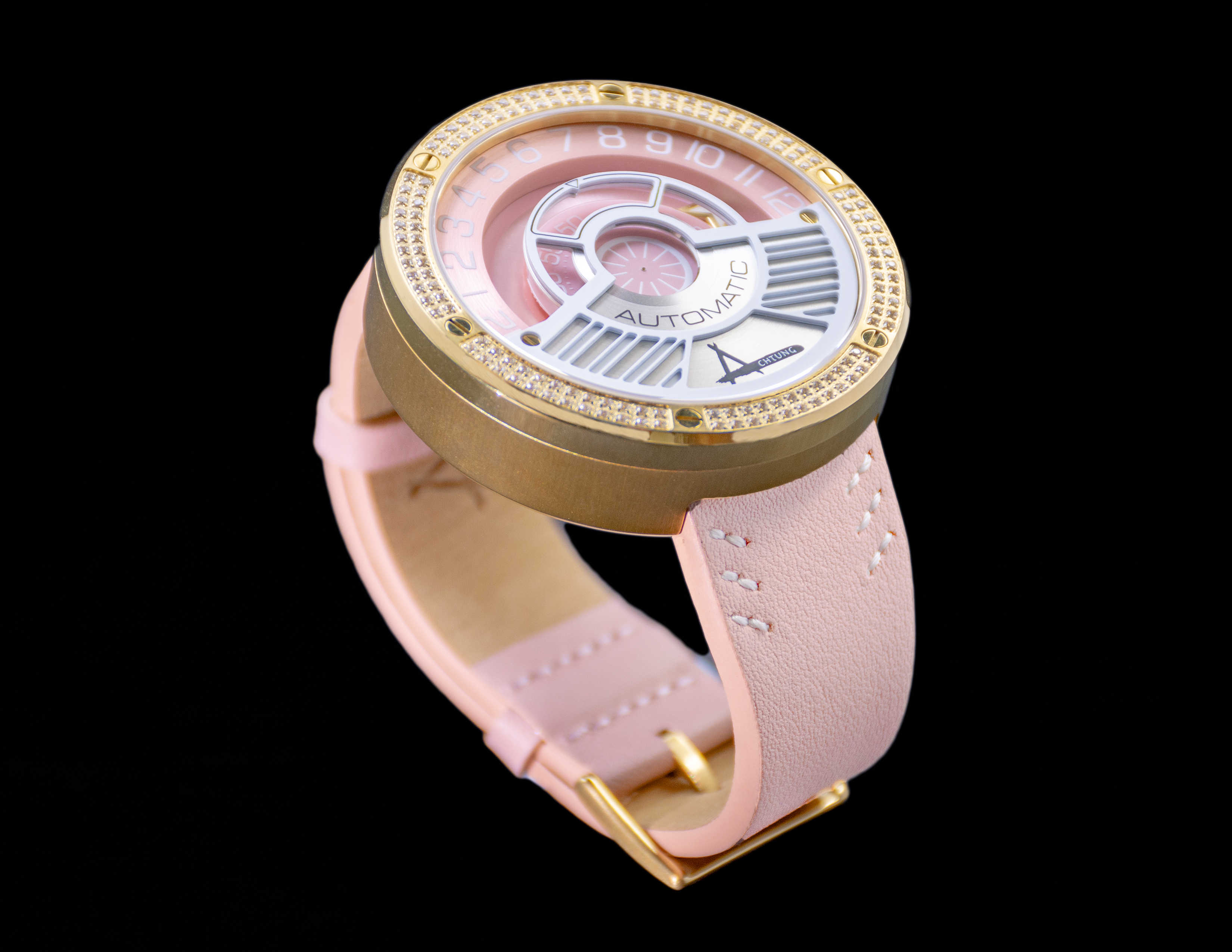 Achtung Bomb Crystal Yellow Gold / Pink