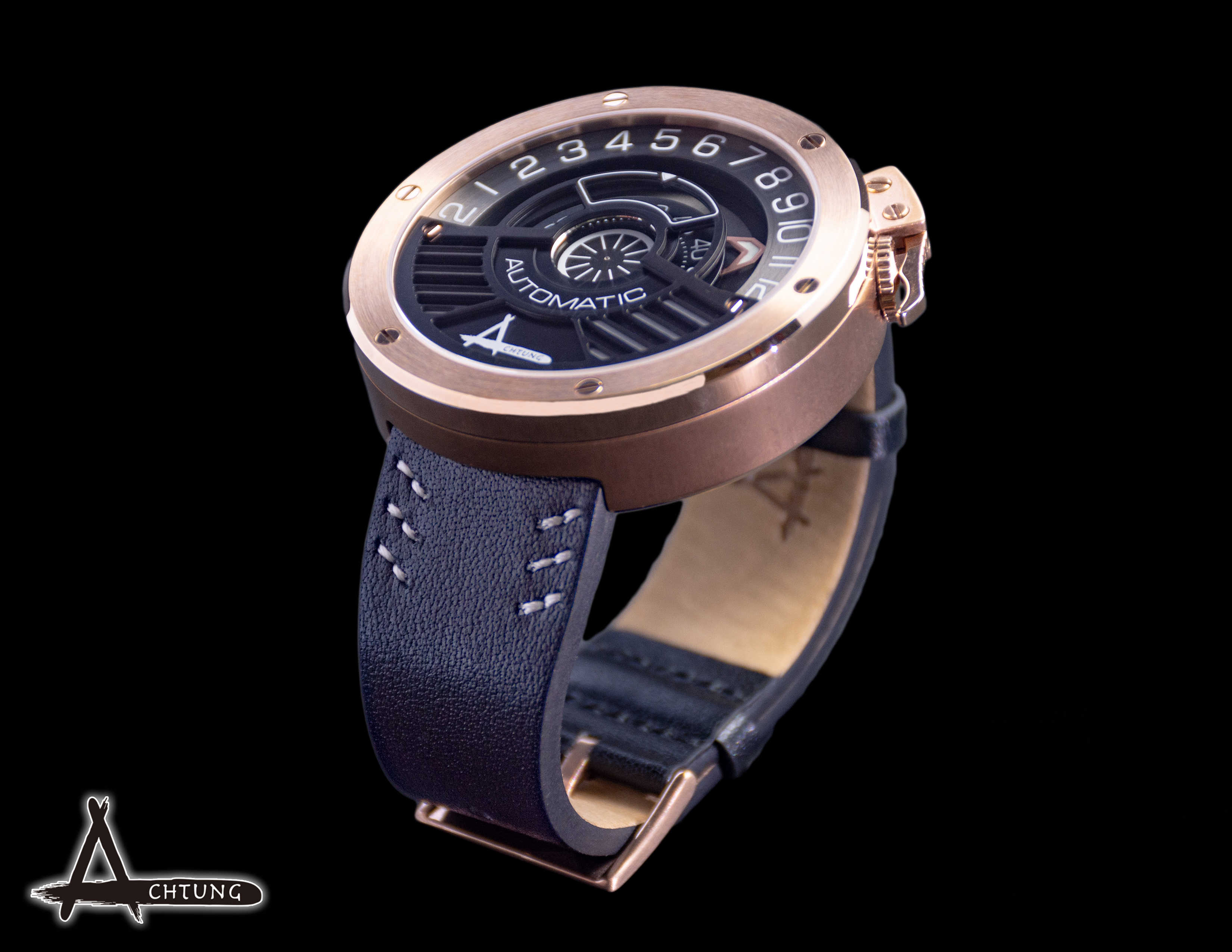 Achtung Bomb Rose Gold / Black – achtungtime