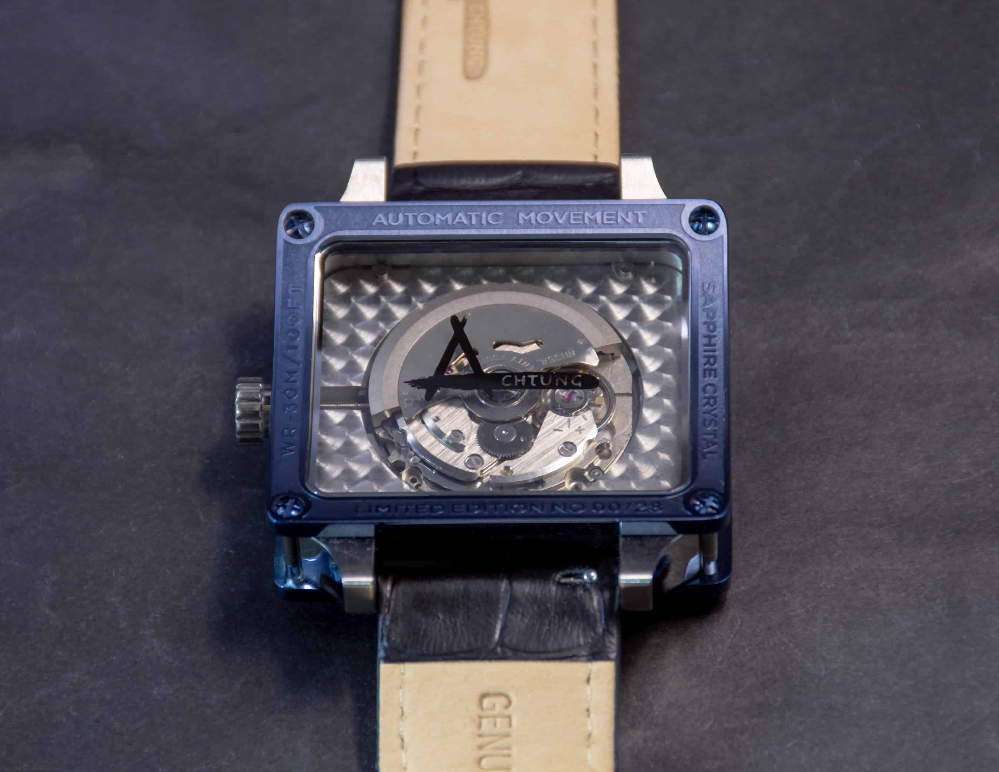 Achtung Timebox Blue / Stainless Steel