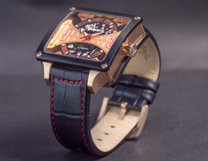 Achtung Timebox Black / Rose Gold