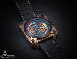 Achtung Rainbow Skeleton Pink Gold
